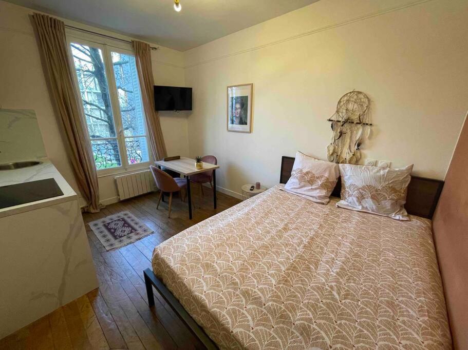 Studio Art Deco : Proche Paris Ivry-sur-Seine Esterno foto